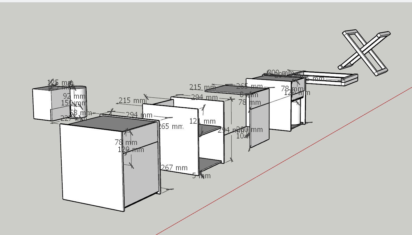 Plan-Compact Camp Kitchen