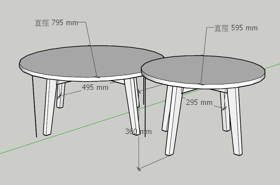 Plan-ST-9 Big two circle table