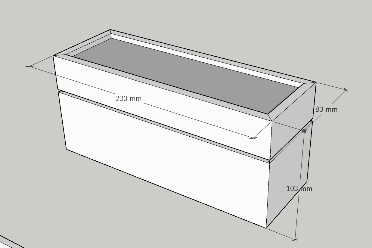 Plan-marble box